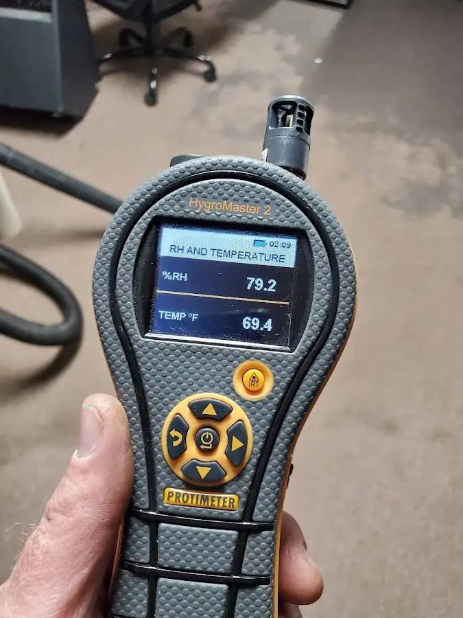 Moisture meter humidity assessment for Fire & Smoke Damage Restoration in Easley